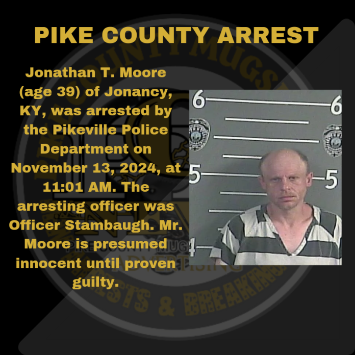 Daniel E. Meade (age 41) of Ashcamp, KY, was arrested by Kentucky Probation_20241113_161037_0000