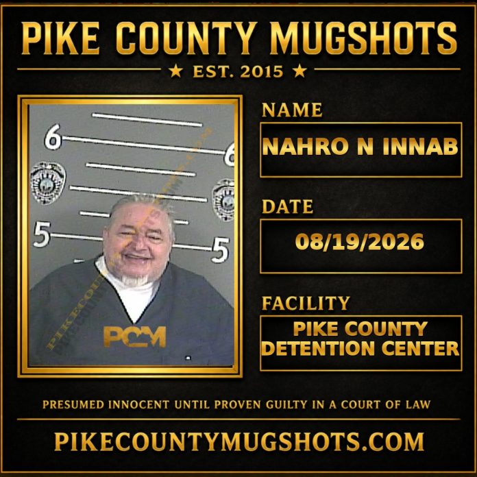 NAHRO N INNAB NAHRO N INNAB Pike County Kentucky arrest booking
