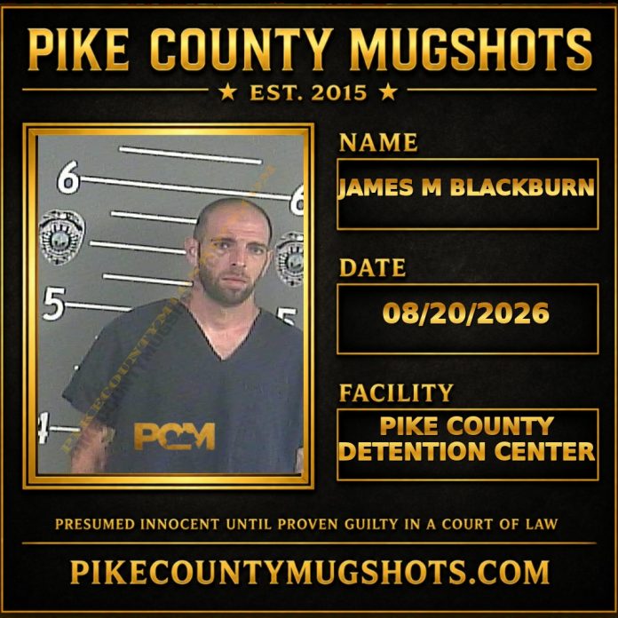 JAMES M BLACKBURN JAMES M BLACKBURN Pike County Kentucky arrest booking