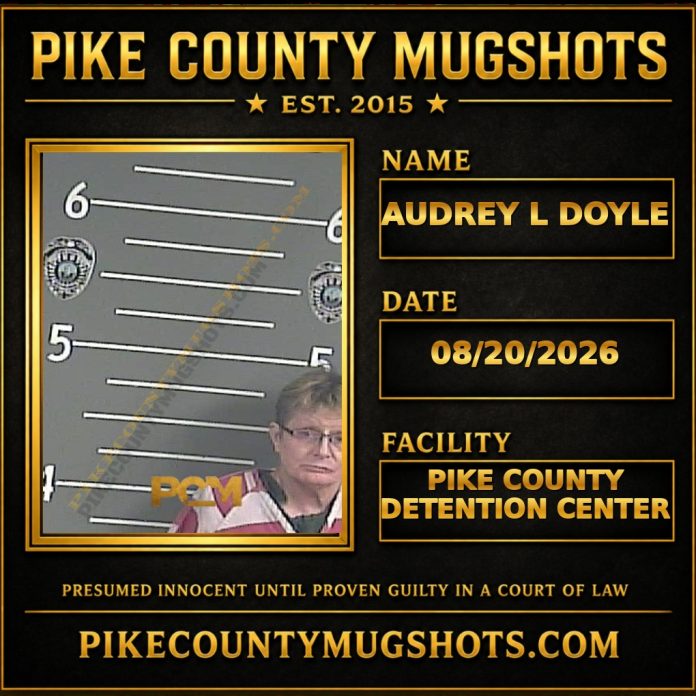 AUDREY L DOYLE AUDREY L DOYLE Pike County Kentucky arrest booking