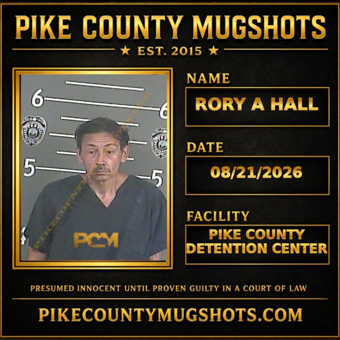RORY A HALL RORY A HALL Pike County Kentucky arrest booking