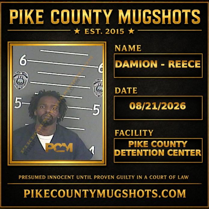 DAMION - REECE Pike County Kentucky arrest booking