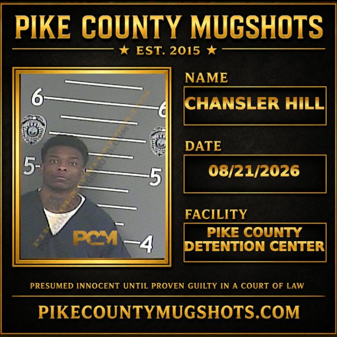 CHANSLER HILL CHANSLER HILL Pike County Kentucky arrest booking