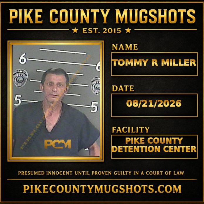 TOMMY R MILLER Pike County Kentucky arrest booking
