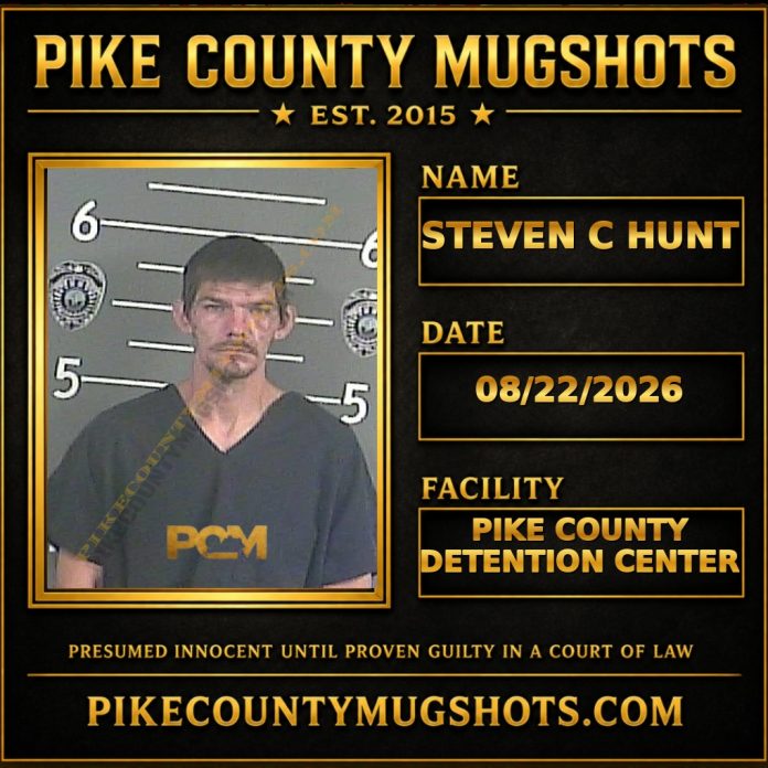 STEVEN C HUNT STEVEN C HUNT Pike County Kentucky arrest booking