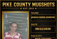 JESSICA RENEE JOHNSON Pike County Kentucky arrest booking