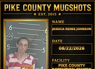 JESSICA RENEE JOHNSON Pike County Kentucky arrest booking