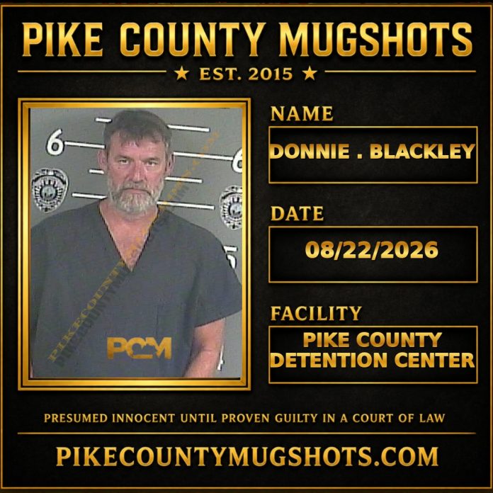 DONNIE . BLACKLEY DONNIE . BLACKLEY Pike County Kentucky arrest booking