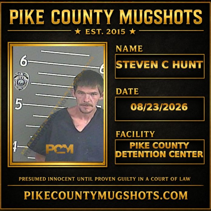 STEVEN C HUNT STEVEN C HUNT Pike County Kentucky arrest booking