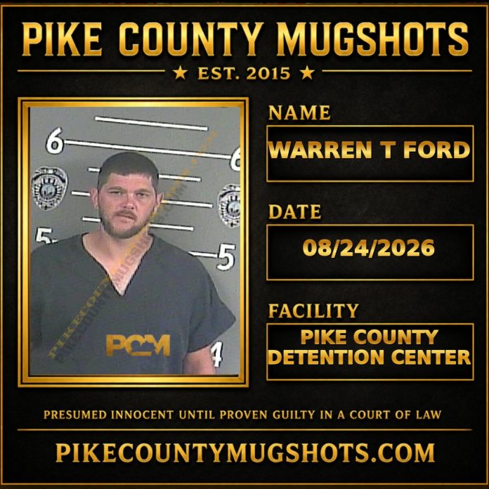 WARREN T FORD WARREN T FORD Pike County Kentucky arrest booking