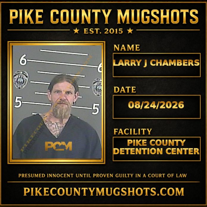 LARRY J CHAMBERS Pike County Kentucky arrest booking