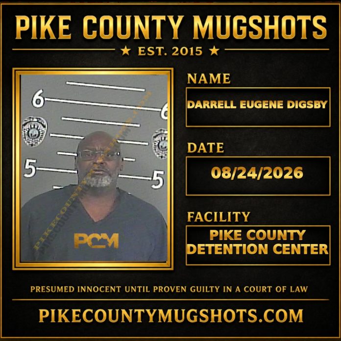 DARRELL EUGENE DIGSBY Pike County Kentucky arrest booking