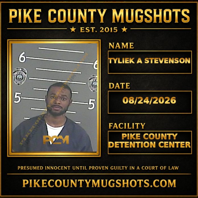 TYLIEK A STEVENSON TYLIEK A STEVENSON Pike County Kentucky arrest booking