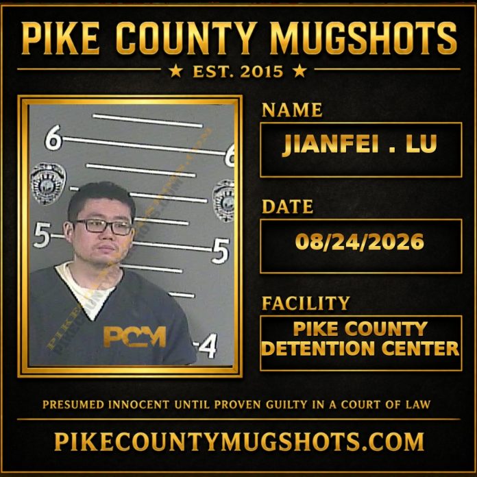 JIANFEI . LU Pike County Kentucky arrest booking