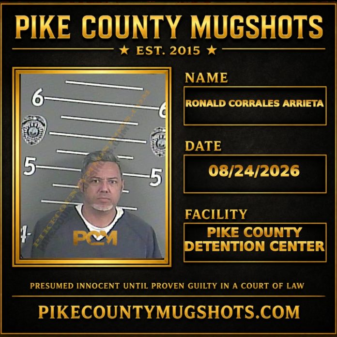 RONALD CORRALES ARRIETA Pike County Kentucky arrest booking