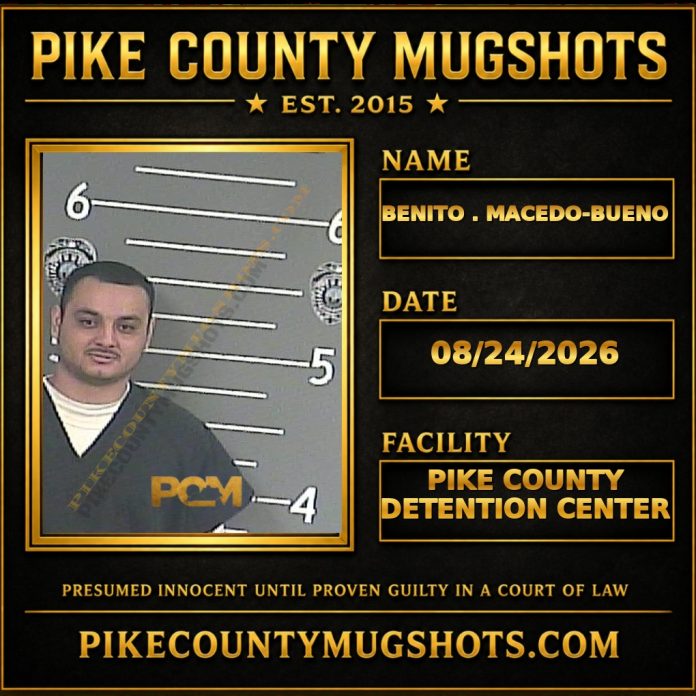 BENITO . MACEDO-BUENO Pike County Kentucky arrest booking