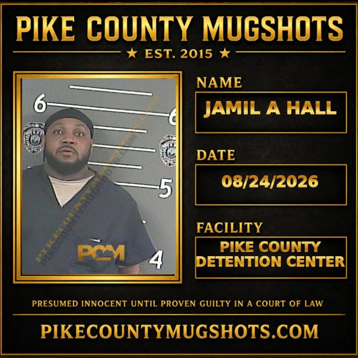 JAMIL A HALL Pike County Kentucky arrest booking
