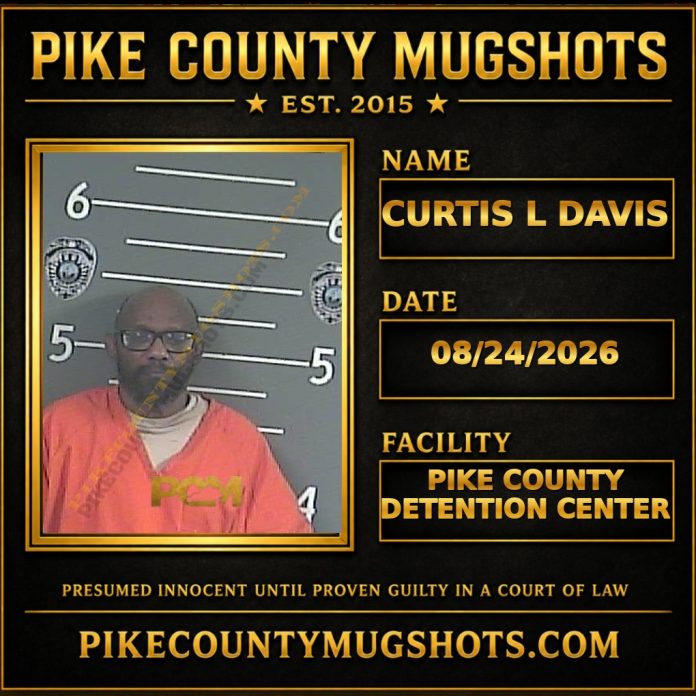 CURTIS L DAVIS Pike County Kentucky arrest booking