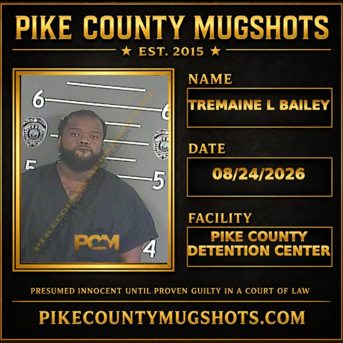 TREMAINE L BAILEY Pike County Kentucky arrest booking