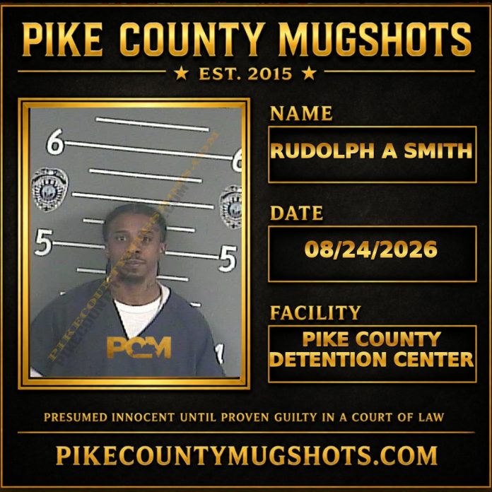 RUDOLPH A SMITH Pike County Kentucky arrest booking