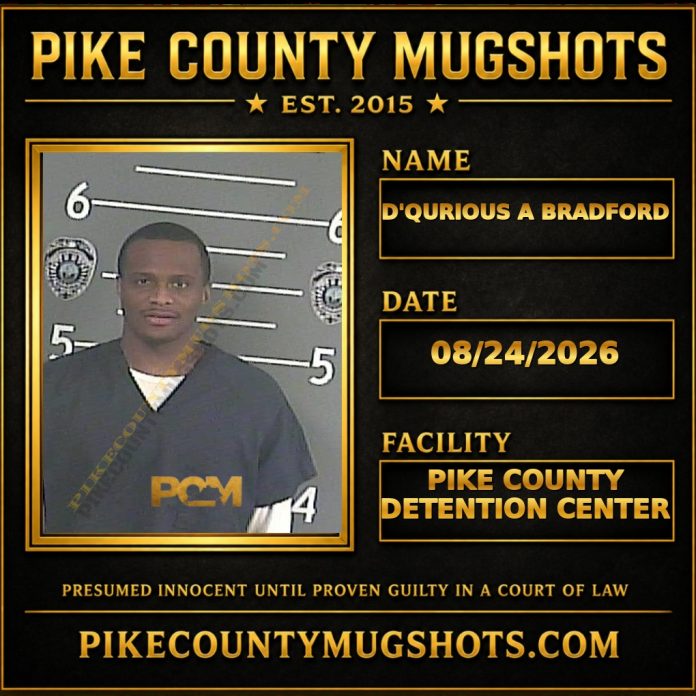 D'QURIOUS A BRADFORD D'QURIOUS A BRADFORD Pike County Kentucky arrest booking