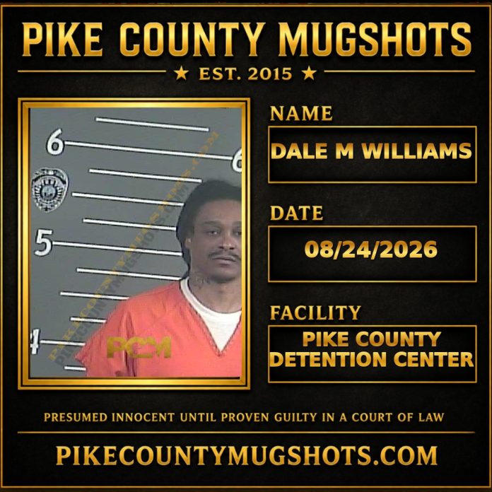 DALE M WILLIAMS DALE M WILLIAMS Pike County Kentucky arrest booking