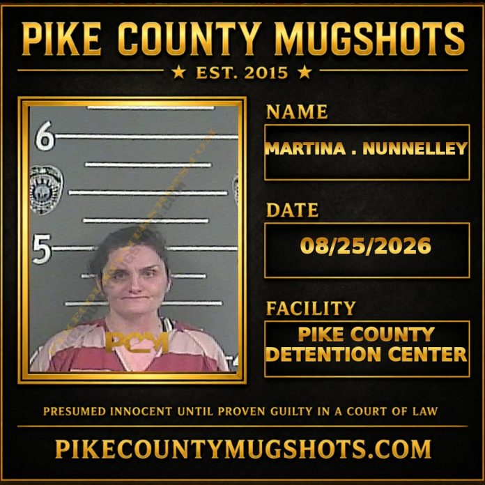 MARTINA . NUNNELLEY MARTINA . NUNNELLEY Pike County Kentucky arrest booking