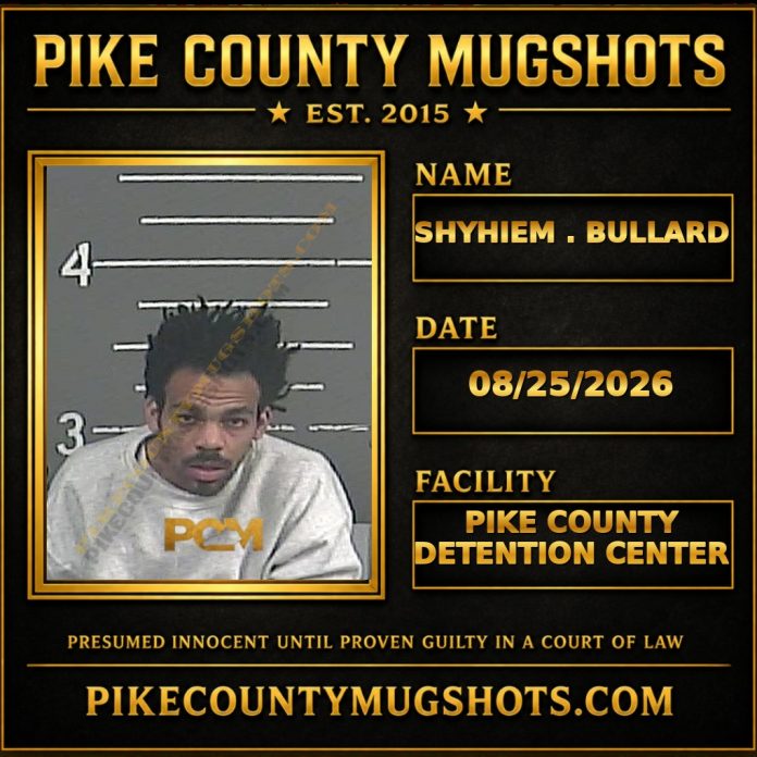 SHYHIEM . BULLARD Pike County Kentucky arrest booking