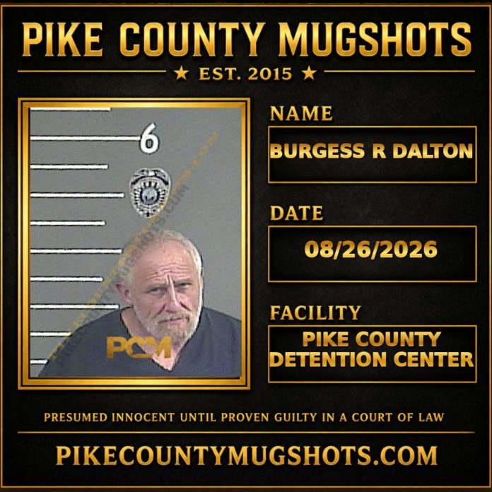 BURGESS R DALTON Pike County Kentucky arrest booking