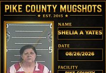 SHELIA A YATES Pike County Kentucky arrest booking