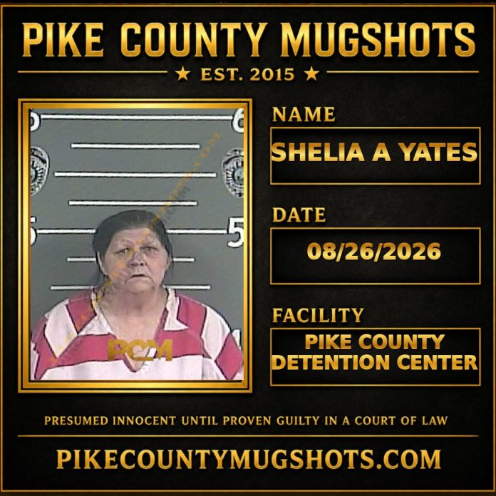 SHELIA A YATES SHELIA A YATES Pike County Kentucky arrest booking