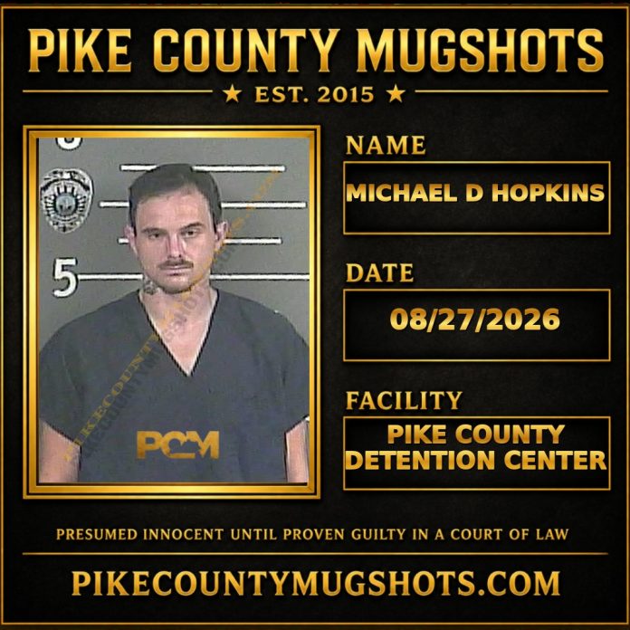 MICHAEL D HOPKINS Pike County Kentucky arrest booking