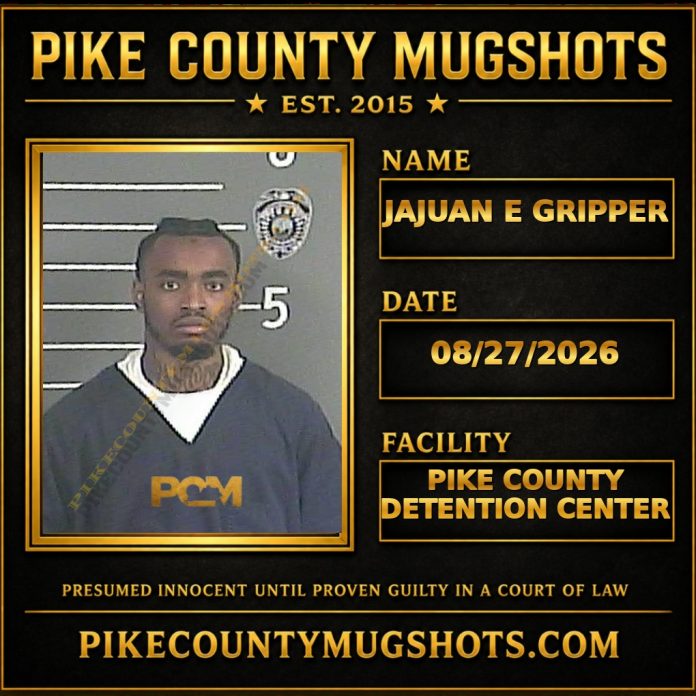 JAJUAN E GRIPPER Pike County Kentucky arrest booking