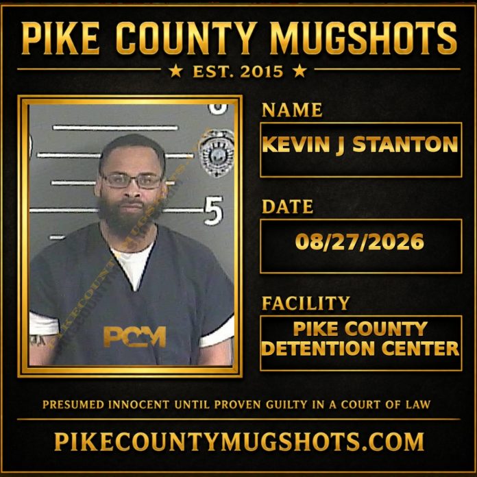 KEVIN J STANTON Pike County Kentucky arrest booking