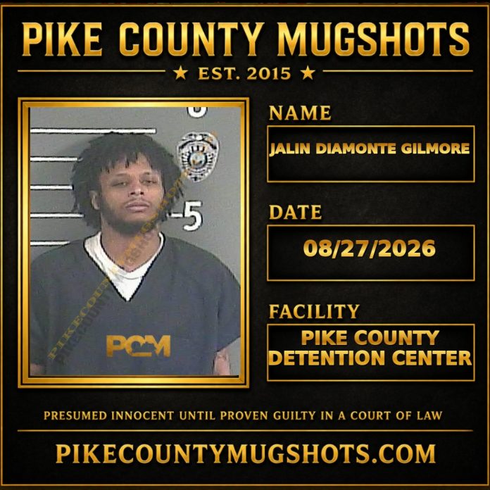 JALIN DIAMONTE GILMORE JALIN DIAMONTE GILMORE Pike County Kentucky arrest booking