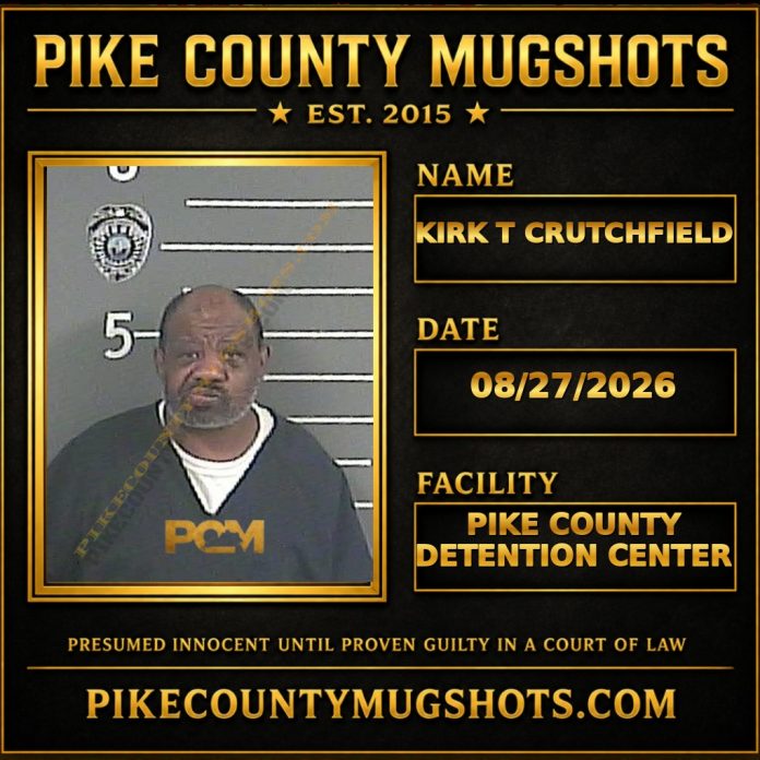 KIRK T CRUTCHFIELD KIRK T CRUTCHFIELD Pike County Kentucky arrest booking