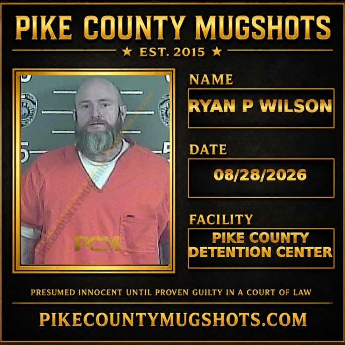 RYAN P WILSON Pike County Kentucky arrest booking