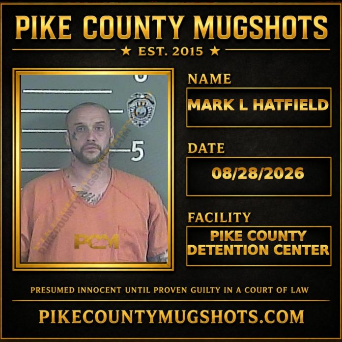 MARK L HATFIELD Pike County Kentucky arrest booking