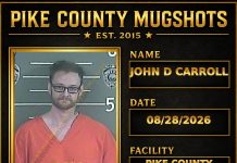 JOHN D CARROLL Pike County Kentucky arrest booking