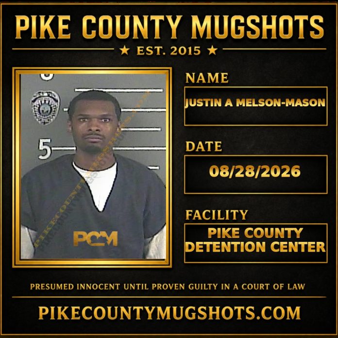 JUSTIN A MELSON-MASON Pike County Kentucky arrest booking