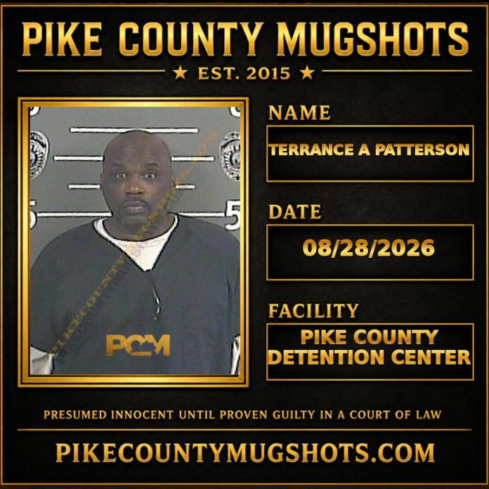 TERRANCE A PATTERSON TERRANCE A PATTERSON Pike County Kentucky arrest booking