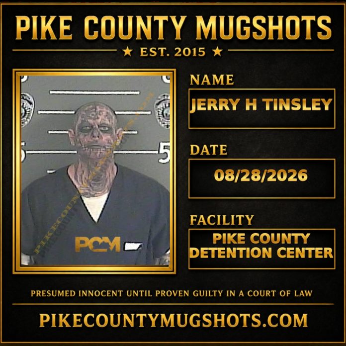 JERRY H TINSLEY Pike County Kentucky arrest booking