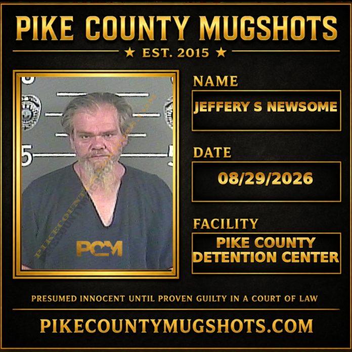 JEFFERY S NEWSOME JEFFERY S NEWSOME Pike County Kentucky arrest booking