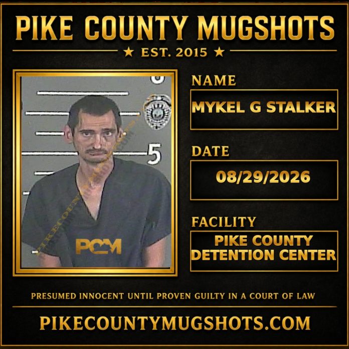 MYKEL G STALKER Pike County Kentucky arrest booking
