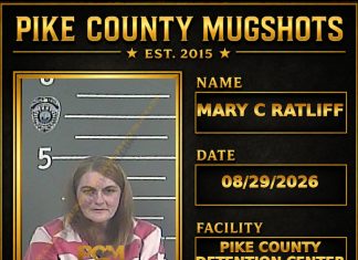 MARY C RATLIFF Pike County Kentucky arrest booking