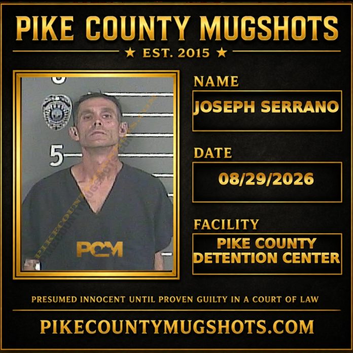 JOSEPH SERRANO Pike County Kentucky arrest booking