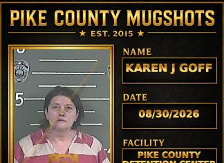 KAREN J GOFF Arrest Booking in Pike County Kentucky KAREN J GOFF Pike County Kentucky arrest booking