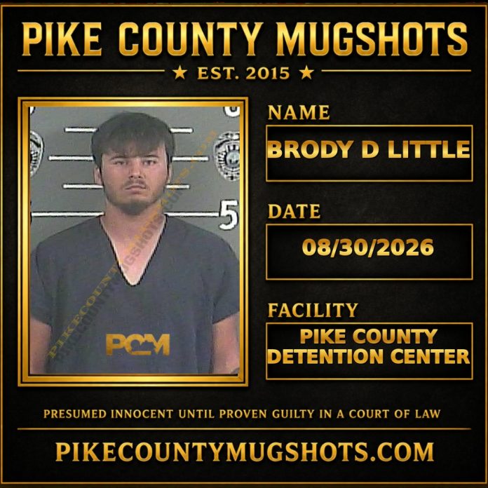 BRODY D LITTLE BRODY D LITTLE Pike County Kentucky arrest booking