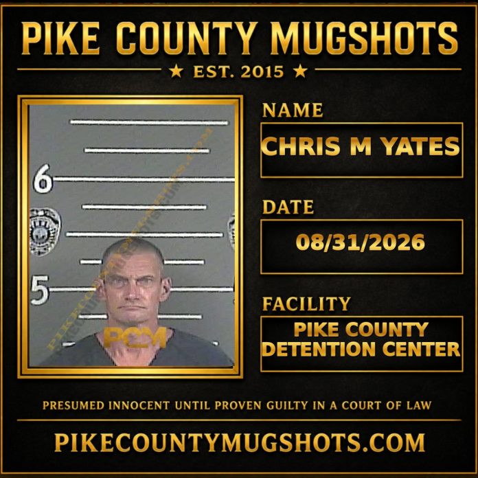 CHRIS M YATES CHRIS M YATES Pike County Kentucky arrest booking