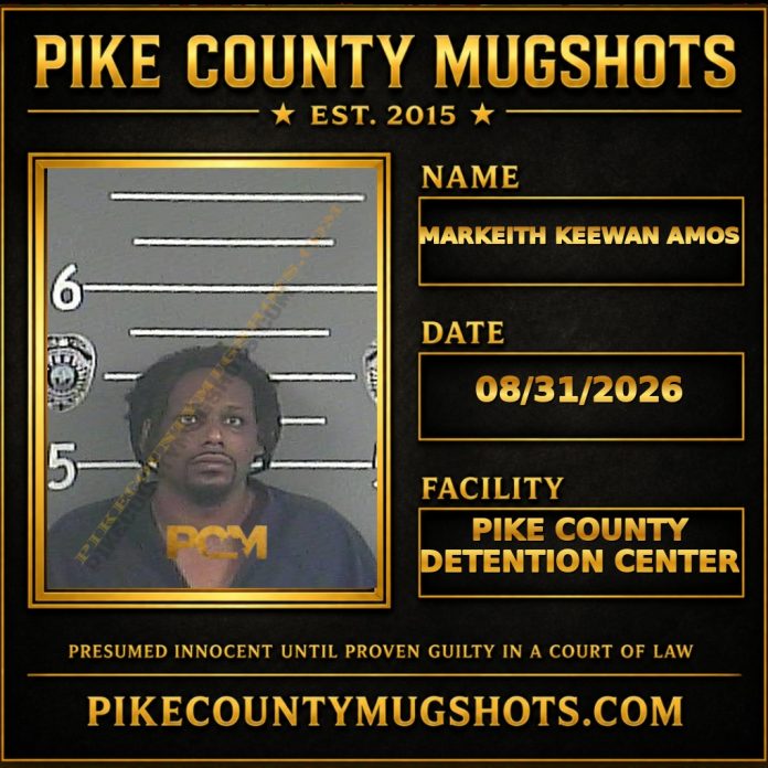 MARKEITH KEEWAN AMOS Pike County Kentucky arrest booking